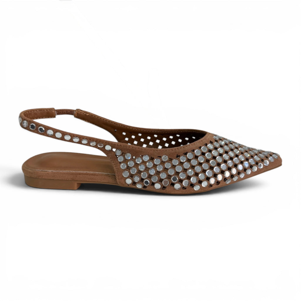 BALLERINA SLINGBACK BRILLANTINI H152
