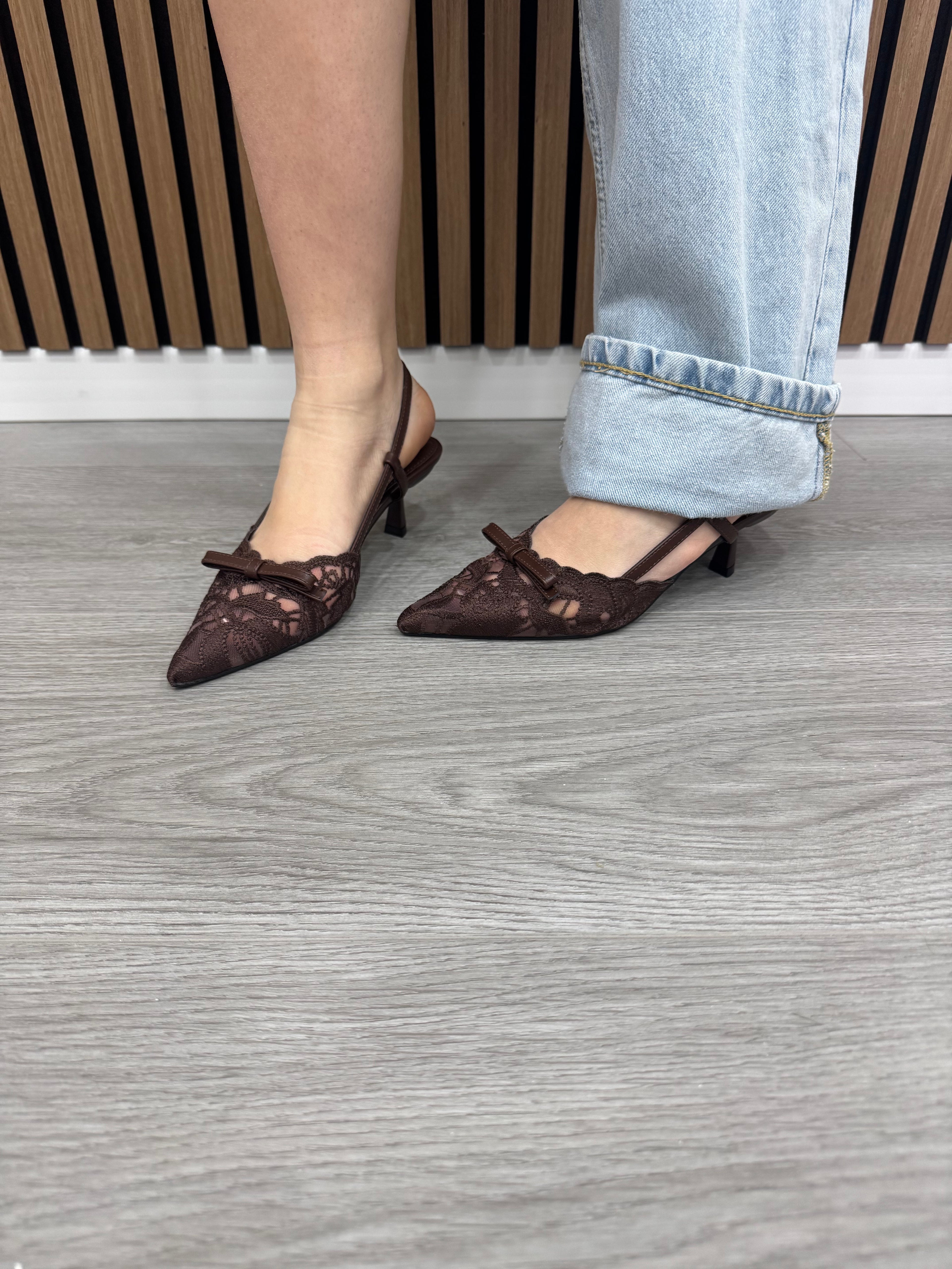 DÉCOLLETÉ SLINGBACK MERLETTO 22-390