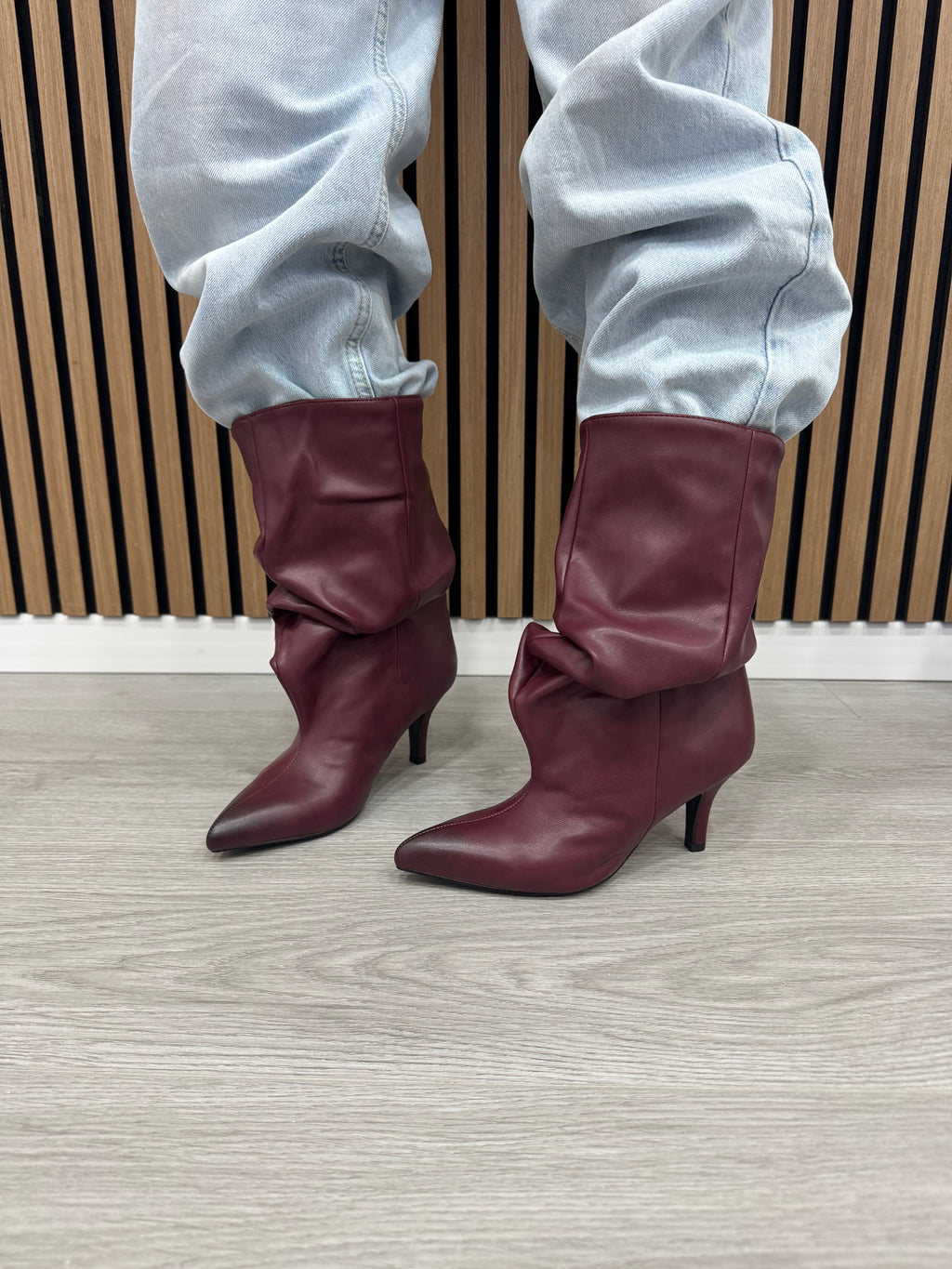 STIVALETTO ECOPELLE ARRICCIO 2810