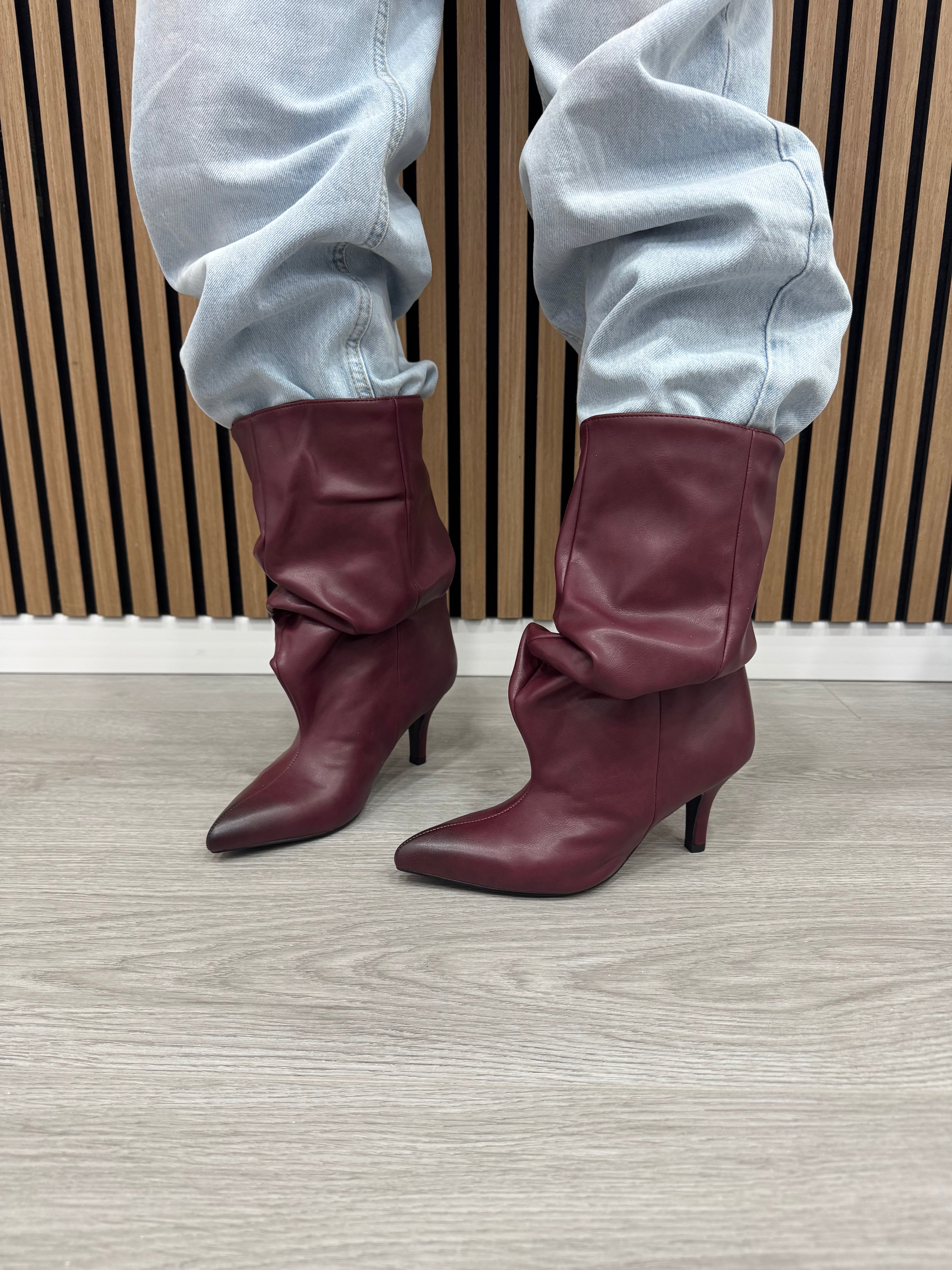 STIVALETTO ECOPELLE ARRICCIO 2810