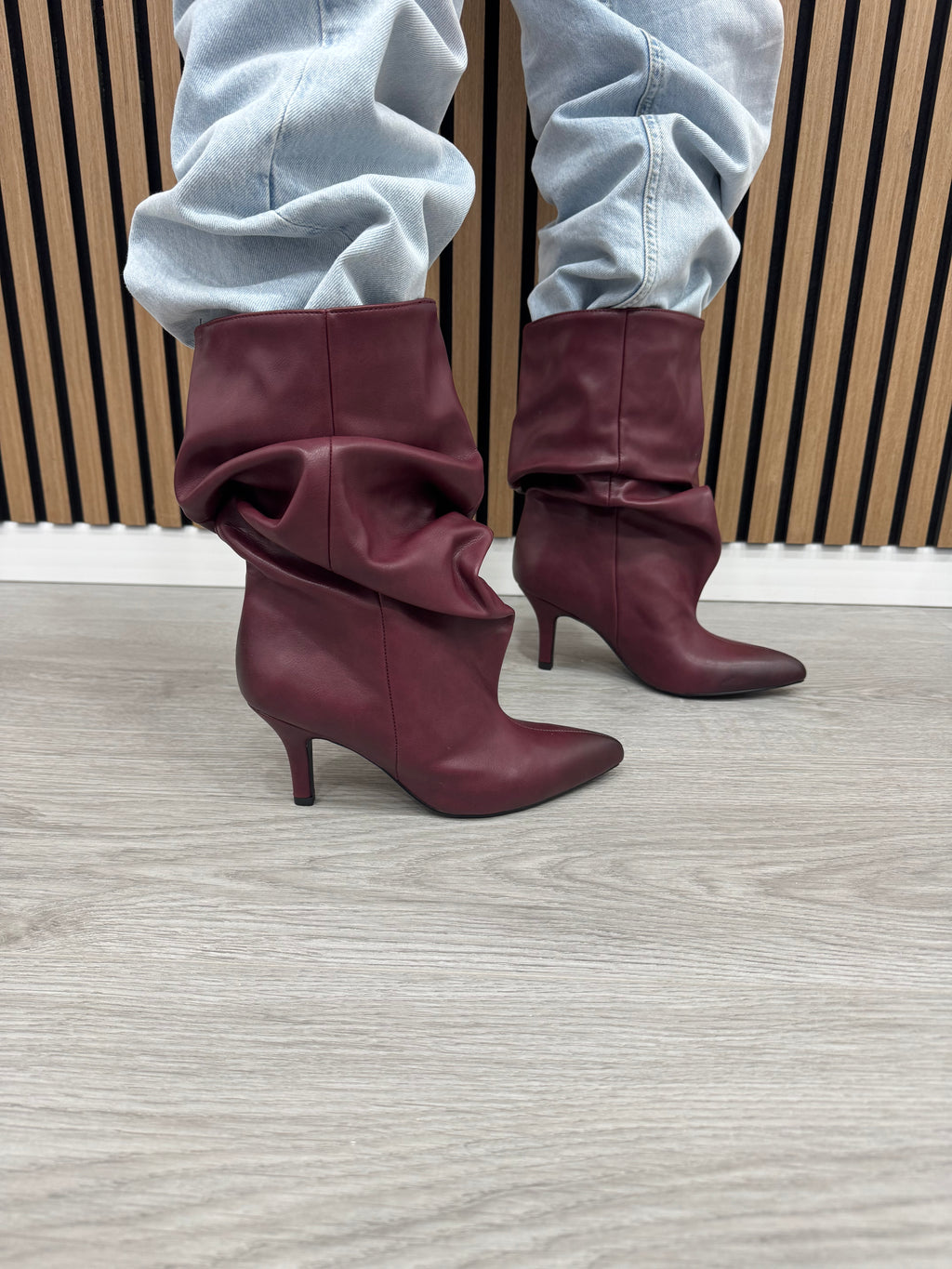 STIVALETTO ECOPELLE ARRICCIO 2810
