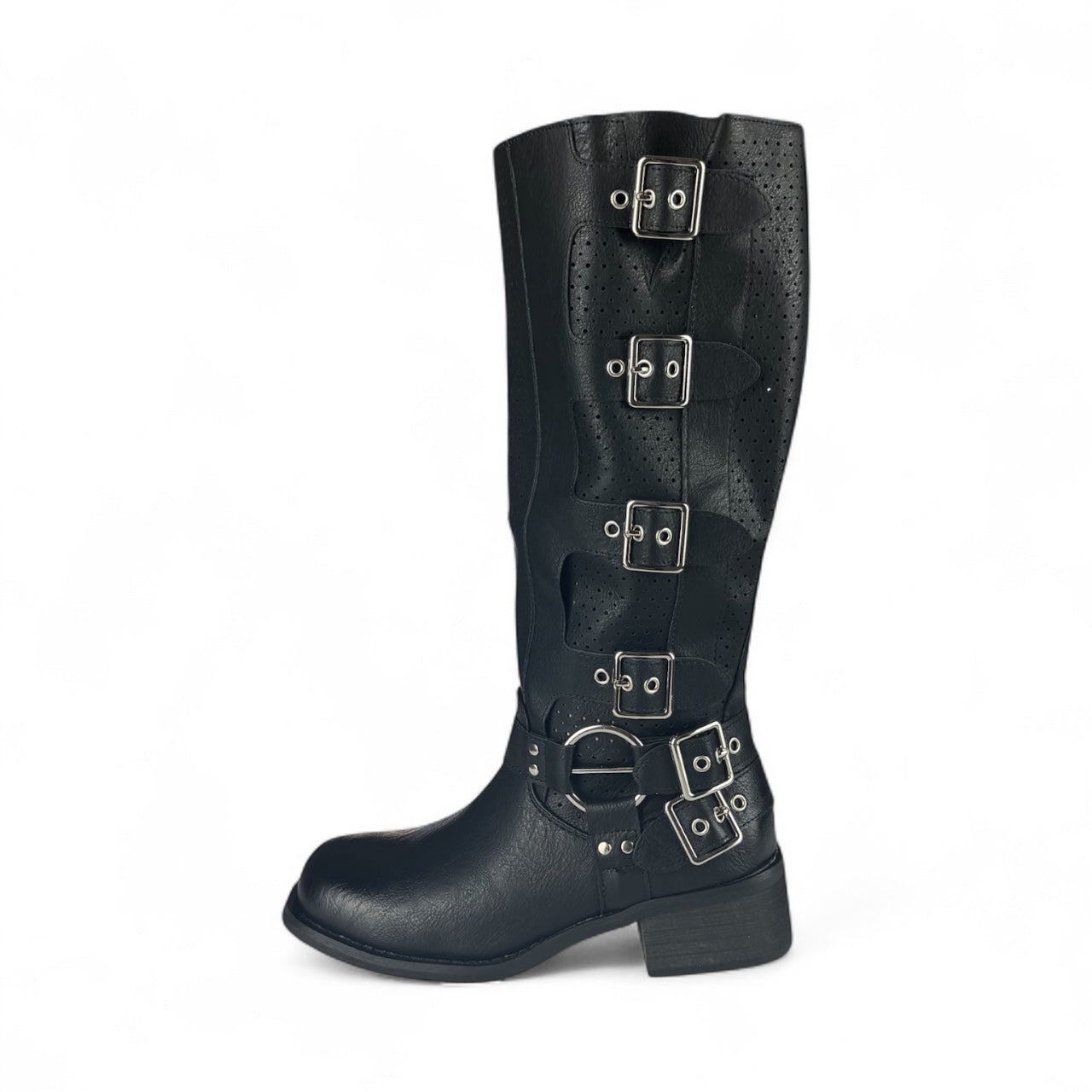 STIVALE ECOPELLE FIBBIE A9592