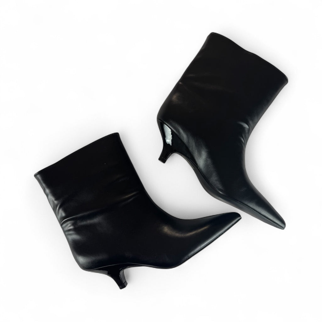 STIVALETTO GAMBALE LARGO ECOPELLE W61