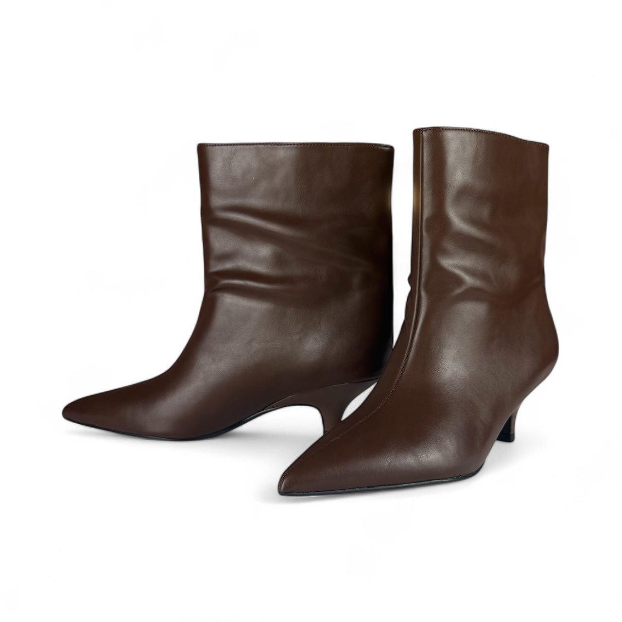 STIVALETTO GAMBALE LARGO ECOPELLE W61