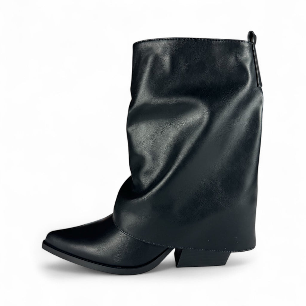 STIVALETTO RISVOLTO ECOPELLE 181-208