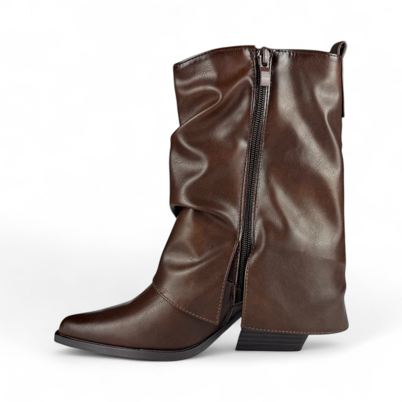 STIVALETTO RISVOLTO ECOPELLE 181-208