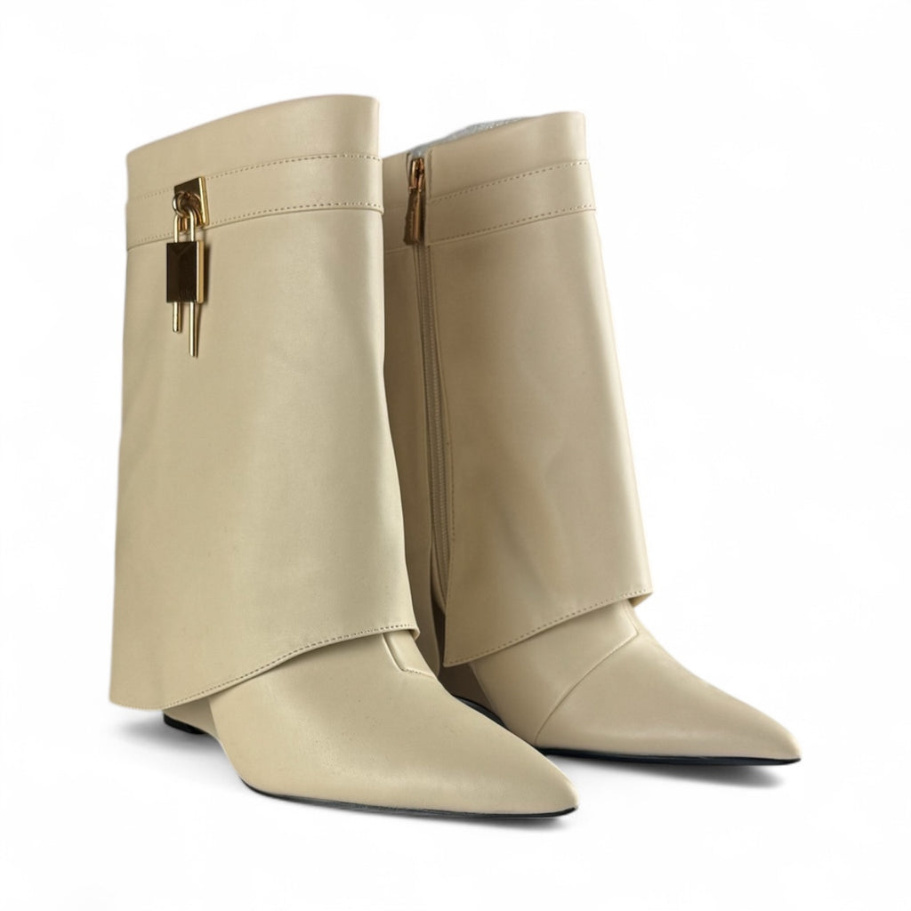 STIVALETTO RISVOLTO BASSO XK-901
