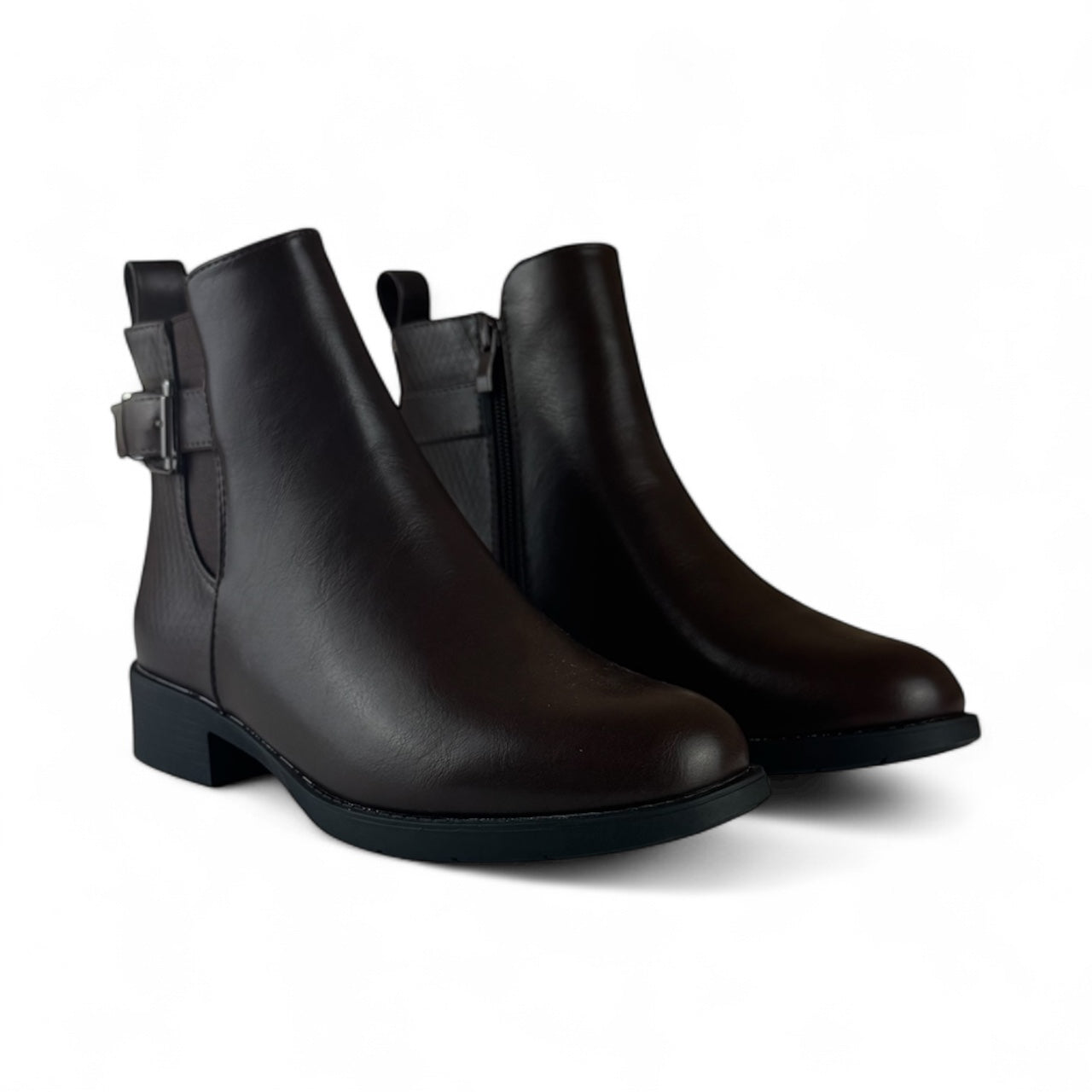 STIVALETTO BASSO FIBBIA A9820