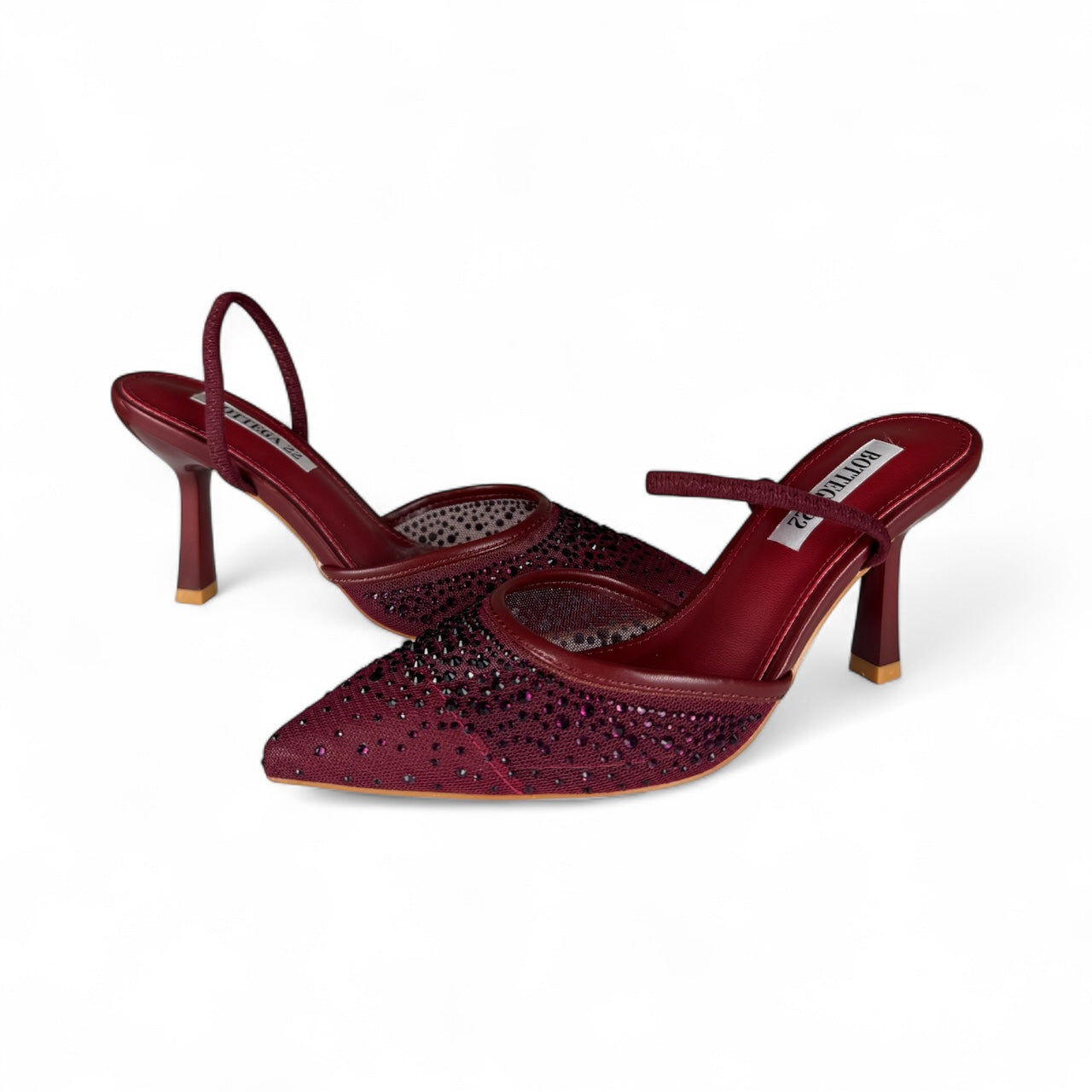 DÉCOLLETÉ SLINGBACK RICAMO A-97