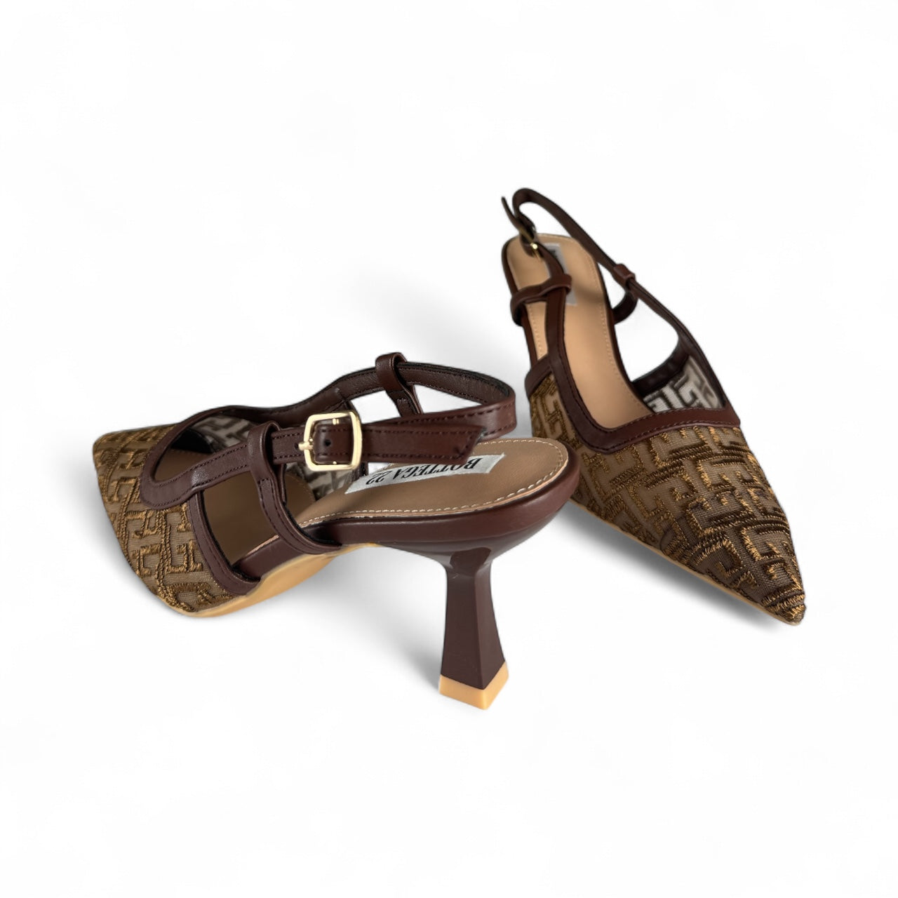 DÉCOLLETÉ SLINGBACK RICAMO MBA220
