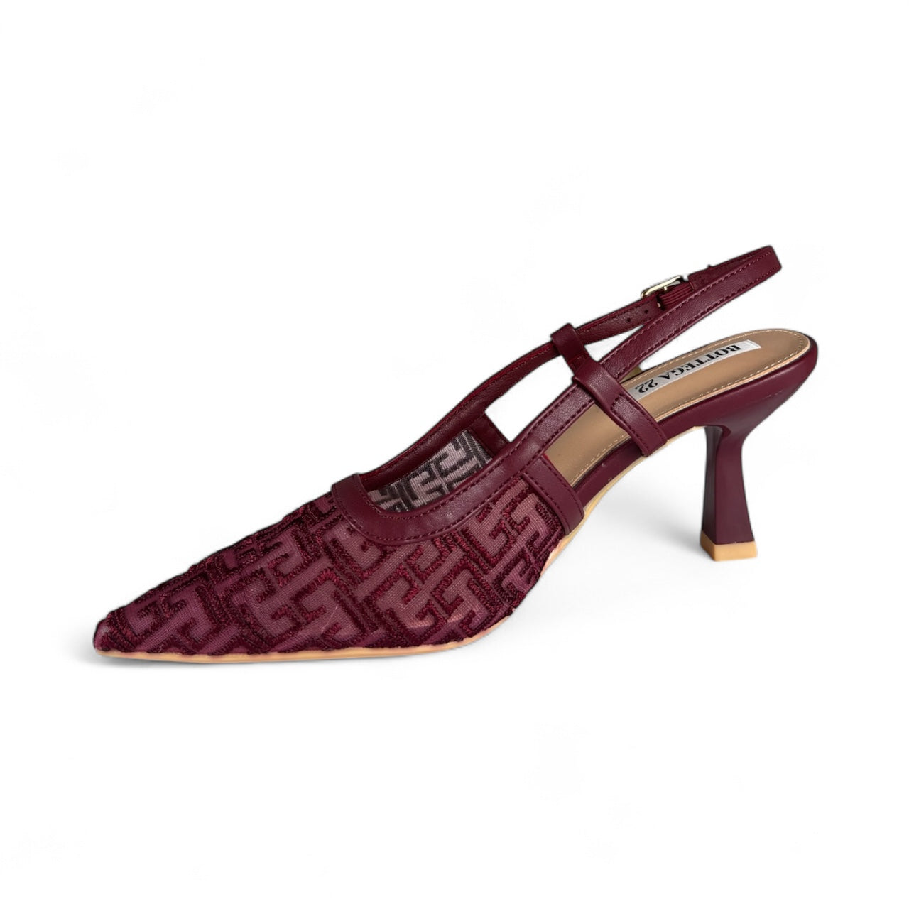 DÉCOLLETÉ SLINGBACK RICAMO MBA220