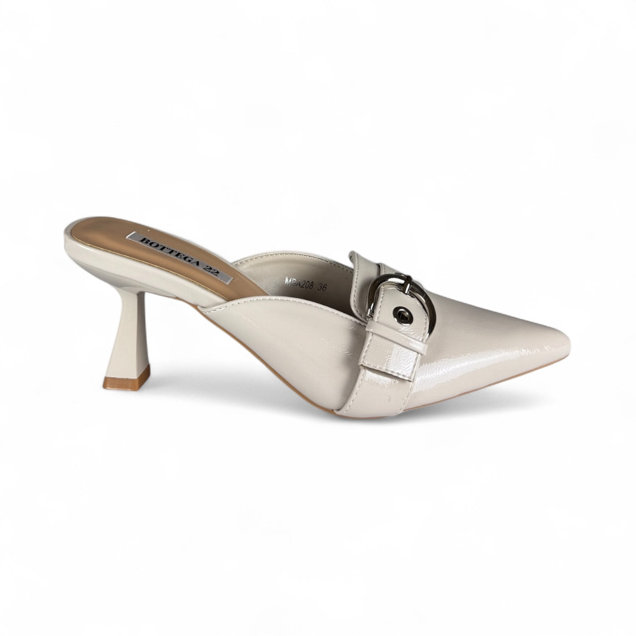 DÉCOLLETÉ MULES FIBBIE MBA208