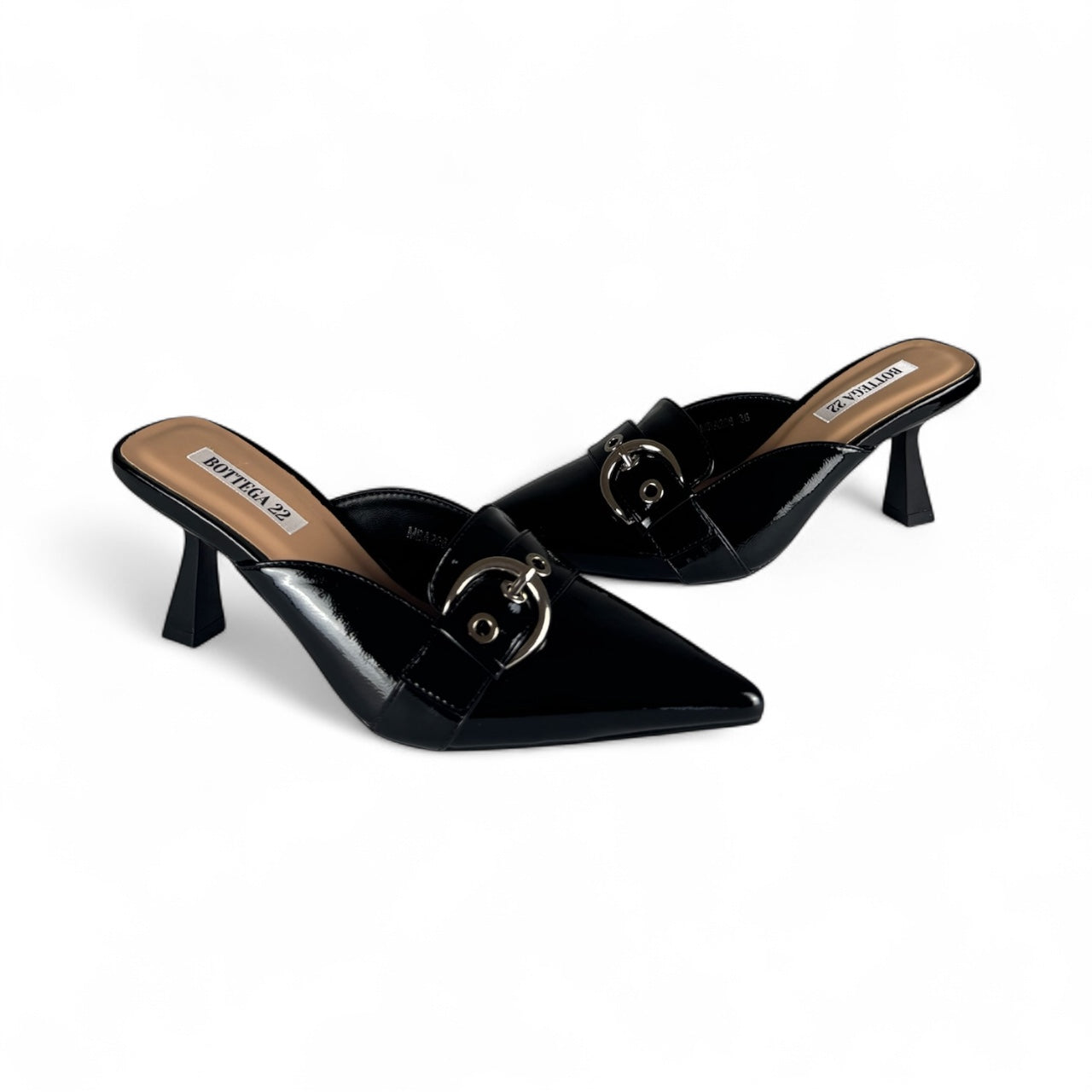 DÉCOLLETÉ MULES FIBBIE MBA208