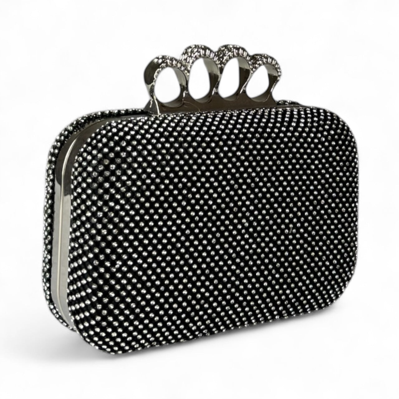 POCHETTE A MANO BRILLANTINATA