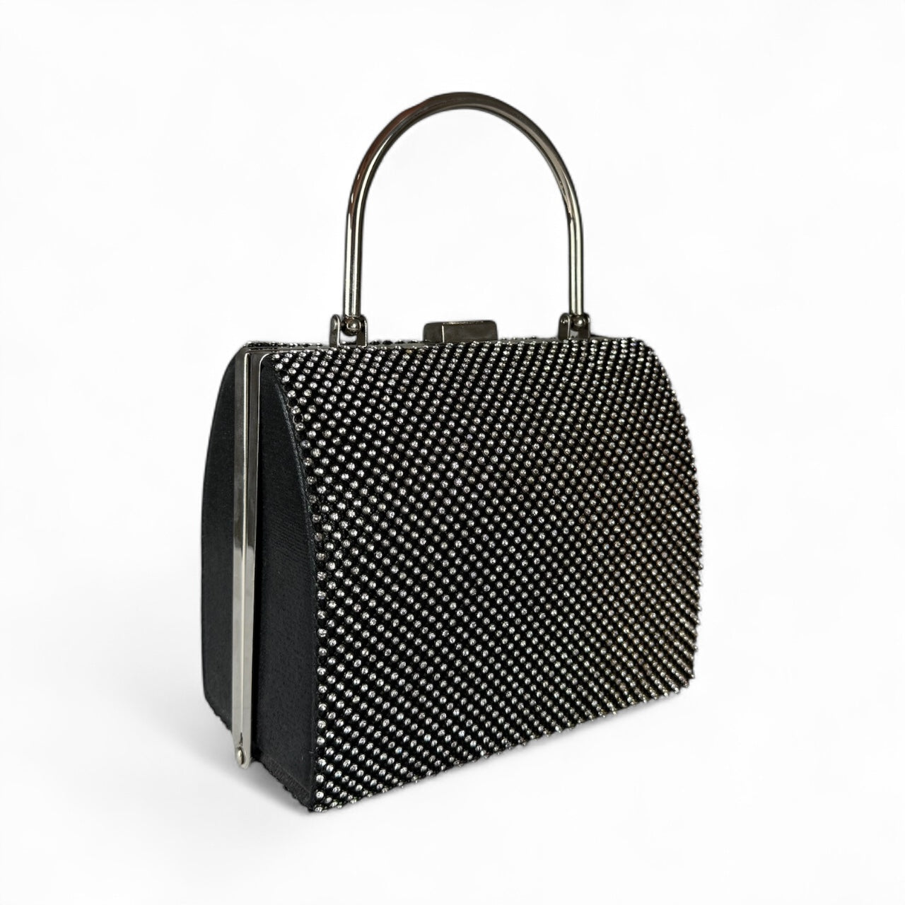 BORSA BAULETTO BRILLANTINATA