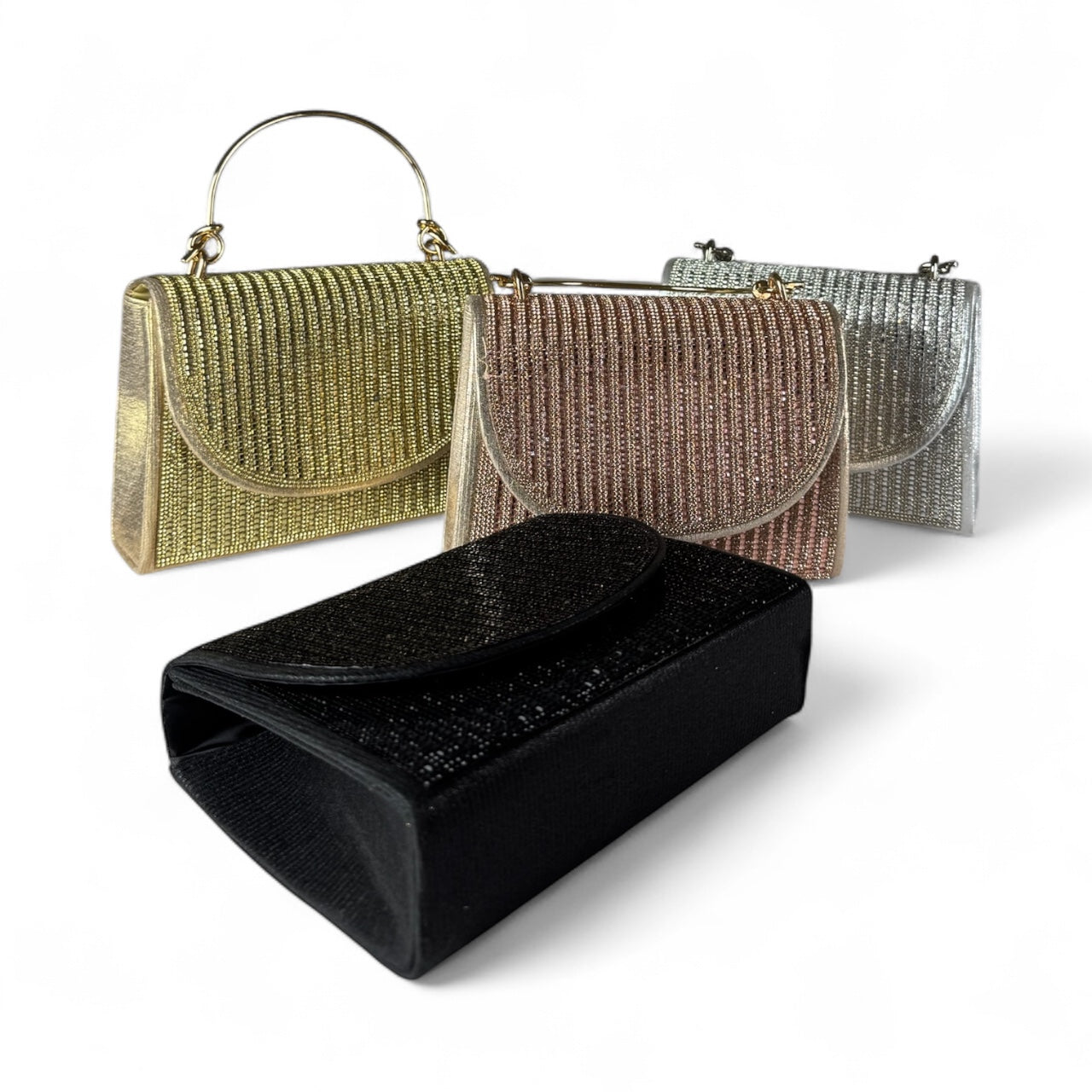 BORSA A MANO STRASS