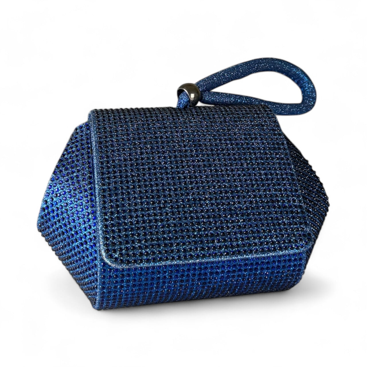 BORSA A MANO BRILLANTINATA
