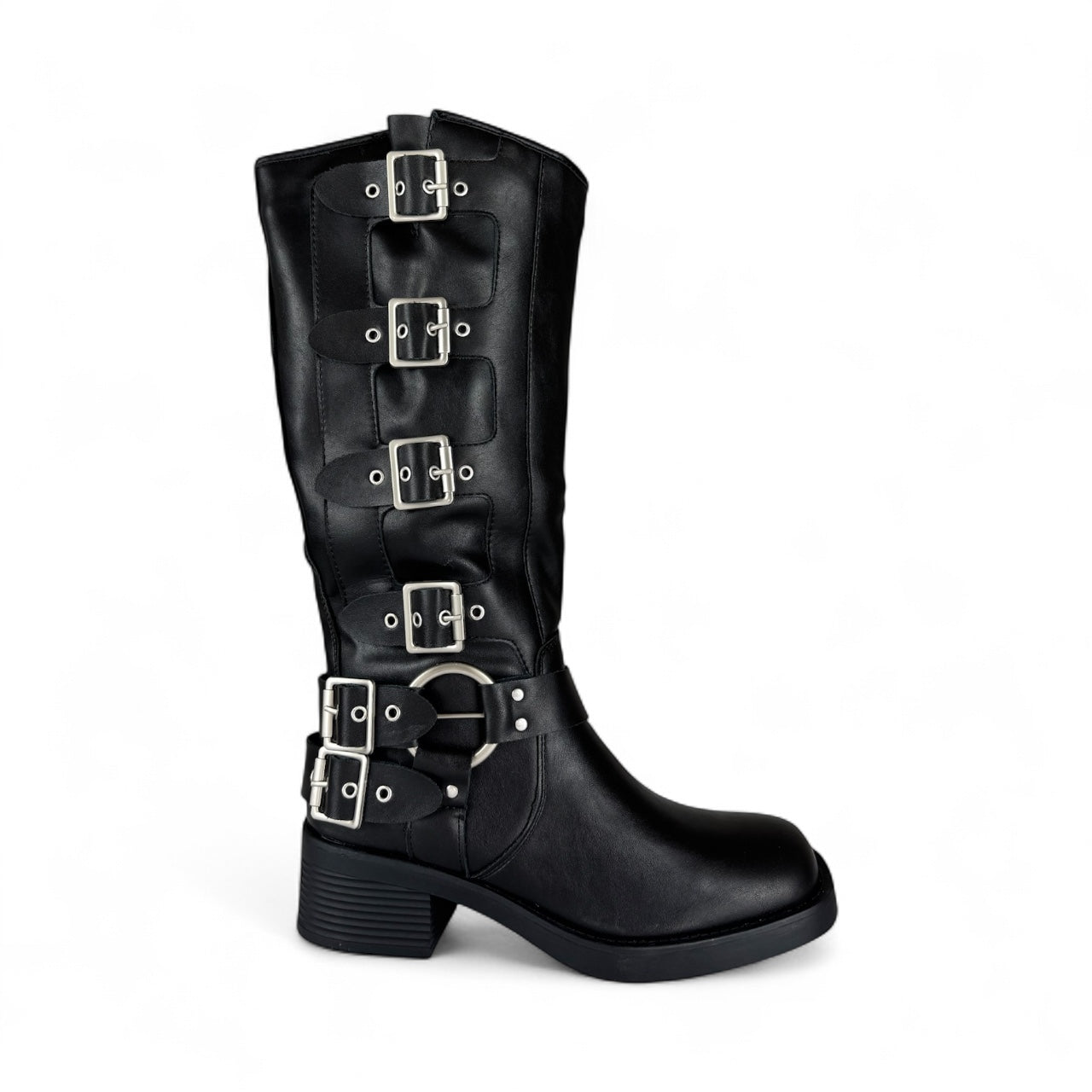 STIVALE BIKER FIBBIE KY188