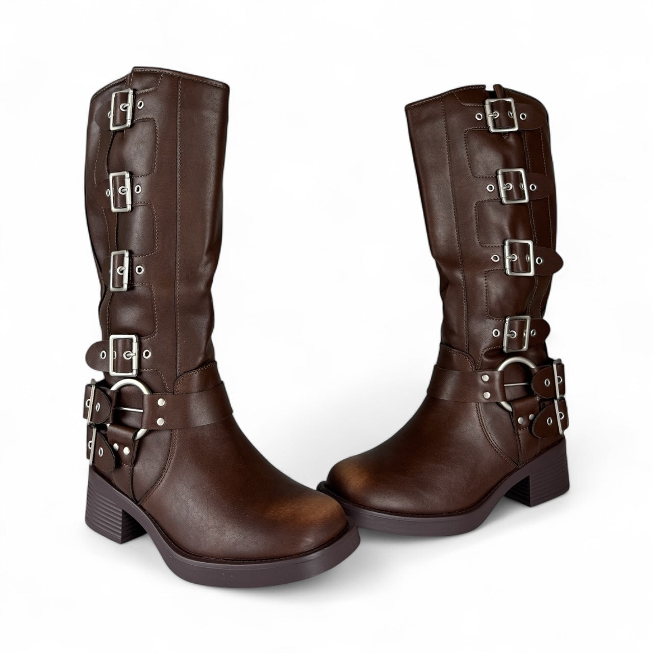 STIVALE BIKER FIBBIE KY188