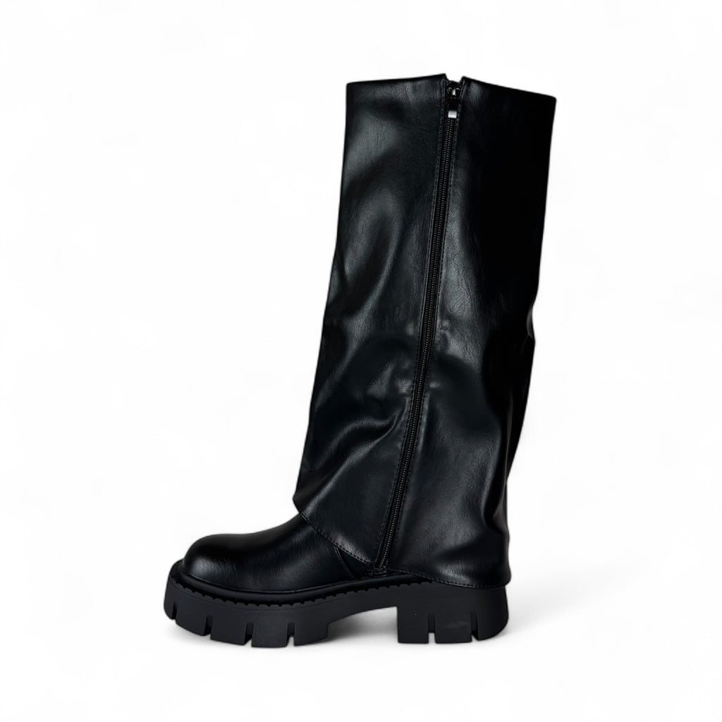 STIVALE RISVOLTO FIBBIE A9669