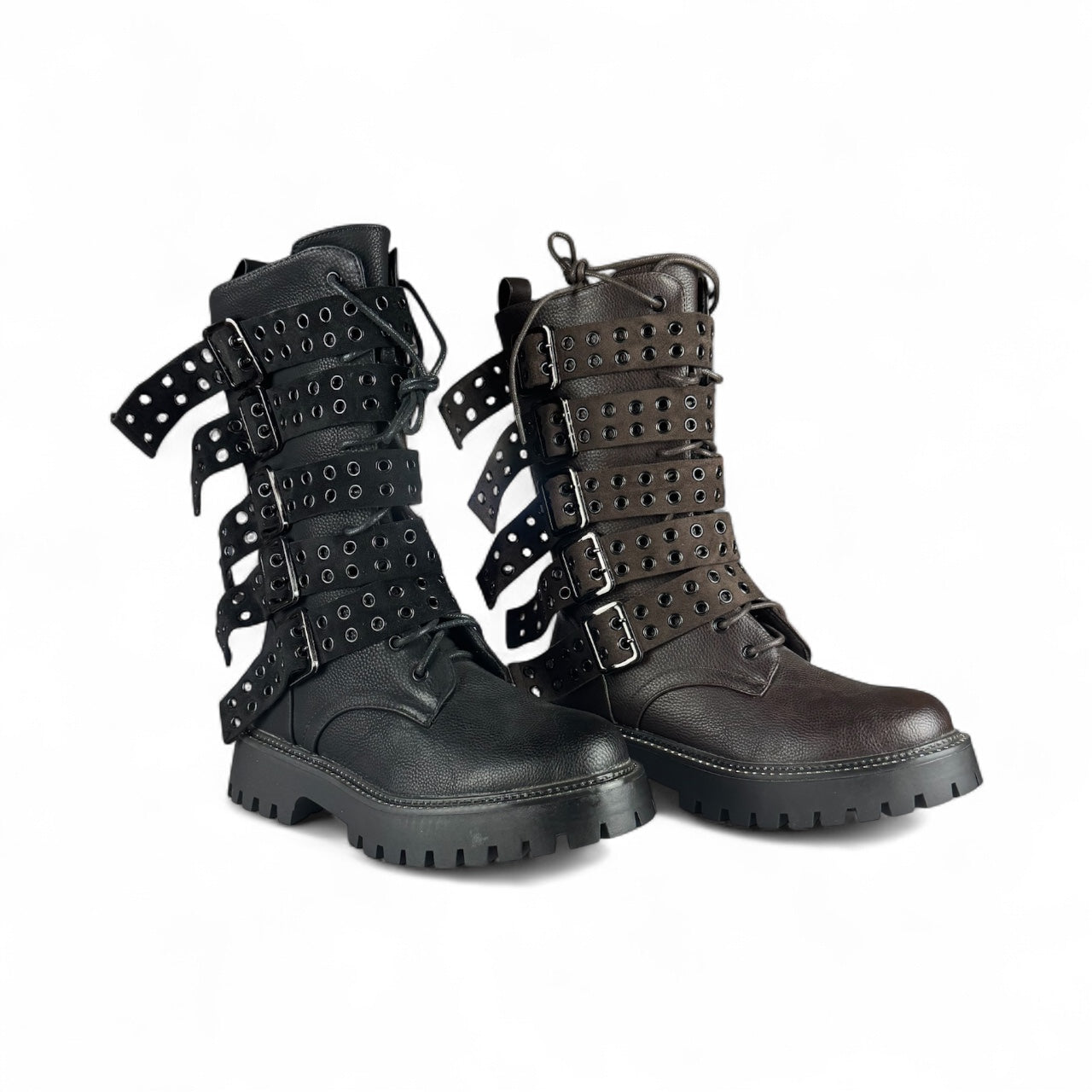 STIVALI BIKER LACCI A9610