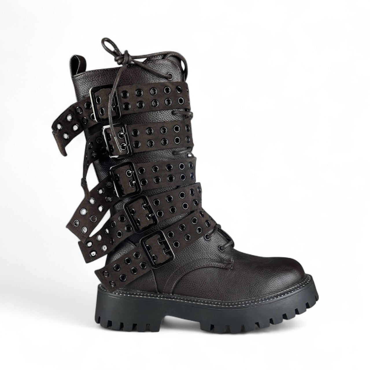 STIVALI BIKER LACCI A9610