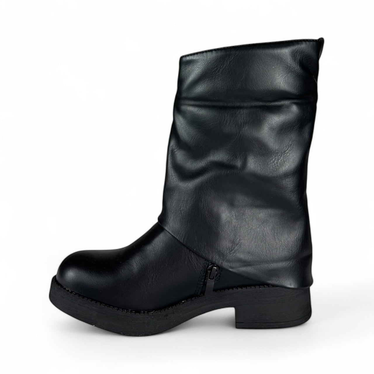 STIVALETTO ECOPELLE FIBBIE HQ5058