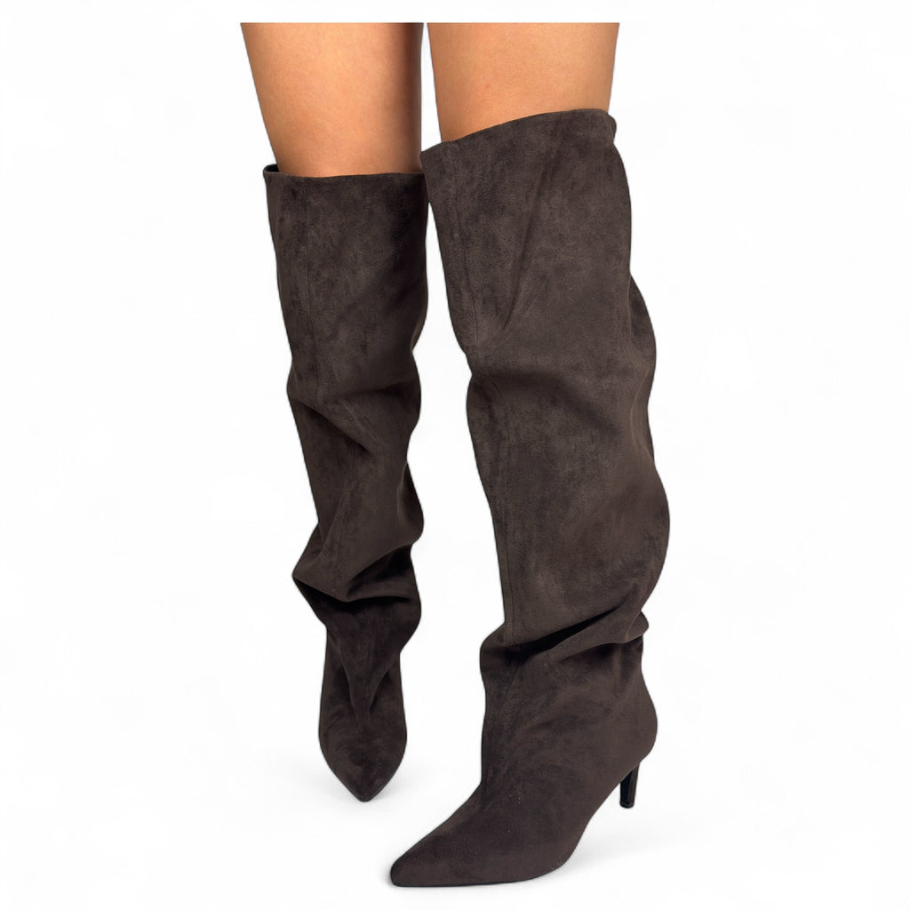 STIVALE CAMOSCIO ARRICCIO CLS-580