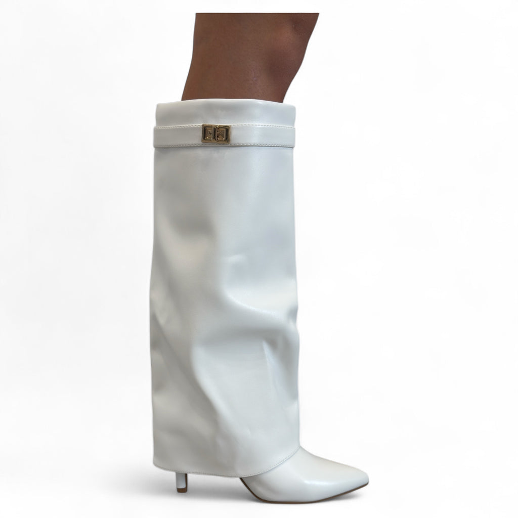 STIVALE RISVOLTO ECOPELLE WS168