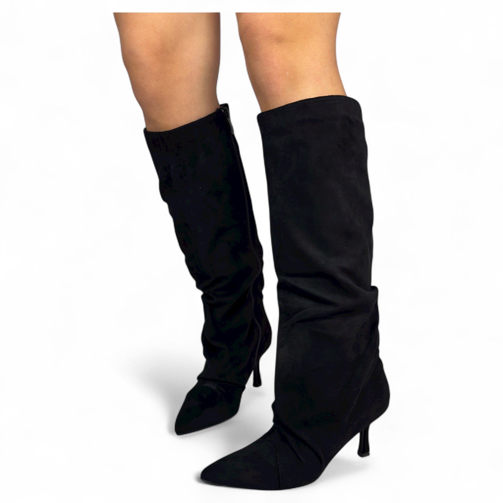 STIVALE CAMOSCIO GAMBALE H8-1121