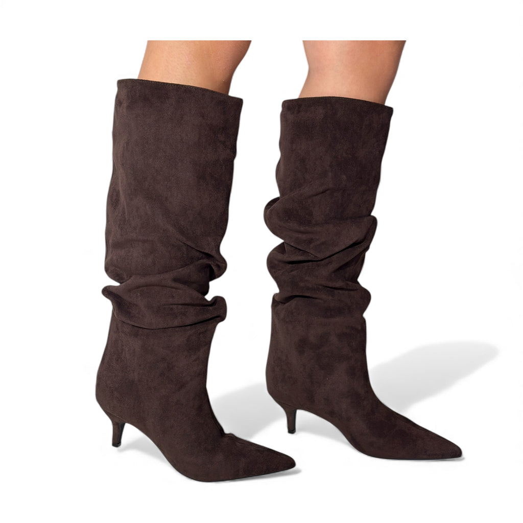 STIVALE CAMOSCIO ARRICCIO A9811