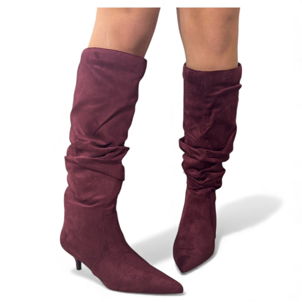 STIVALE CAMOSCIO ARRICCIO A9811