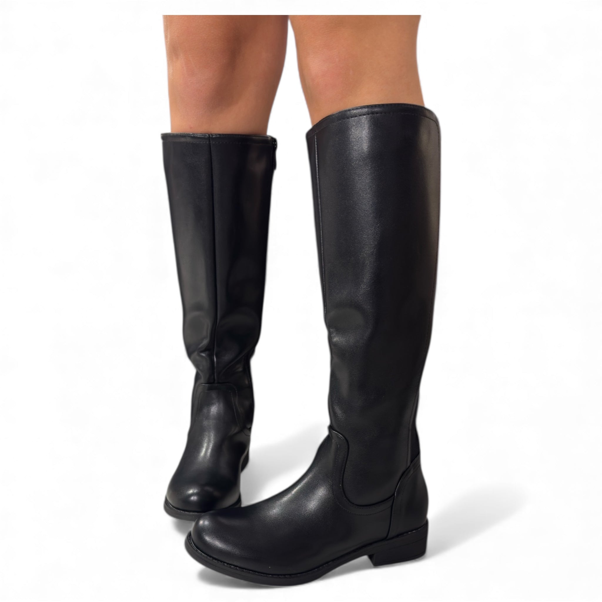 STIVALE ECOPELLE ZIP ELASTICO RQ-18