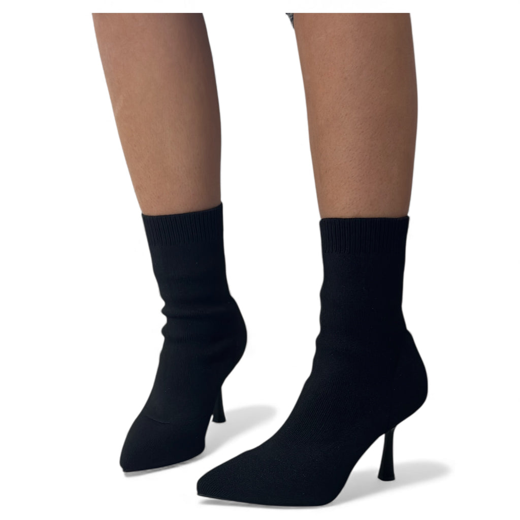 STIVALETTO CALZINO B3071-1