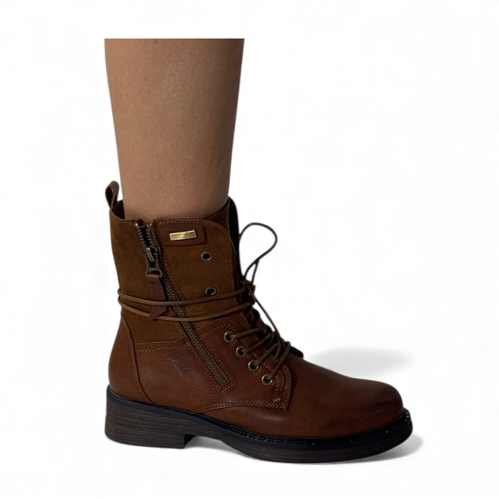 STIVALETTO LACCI ZIP 6285