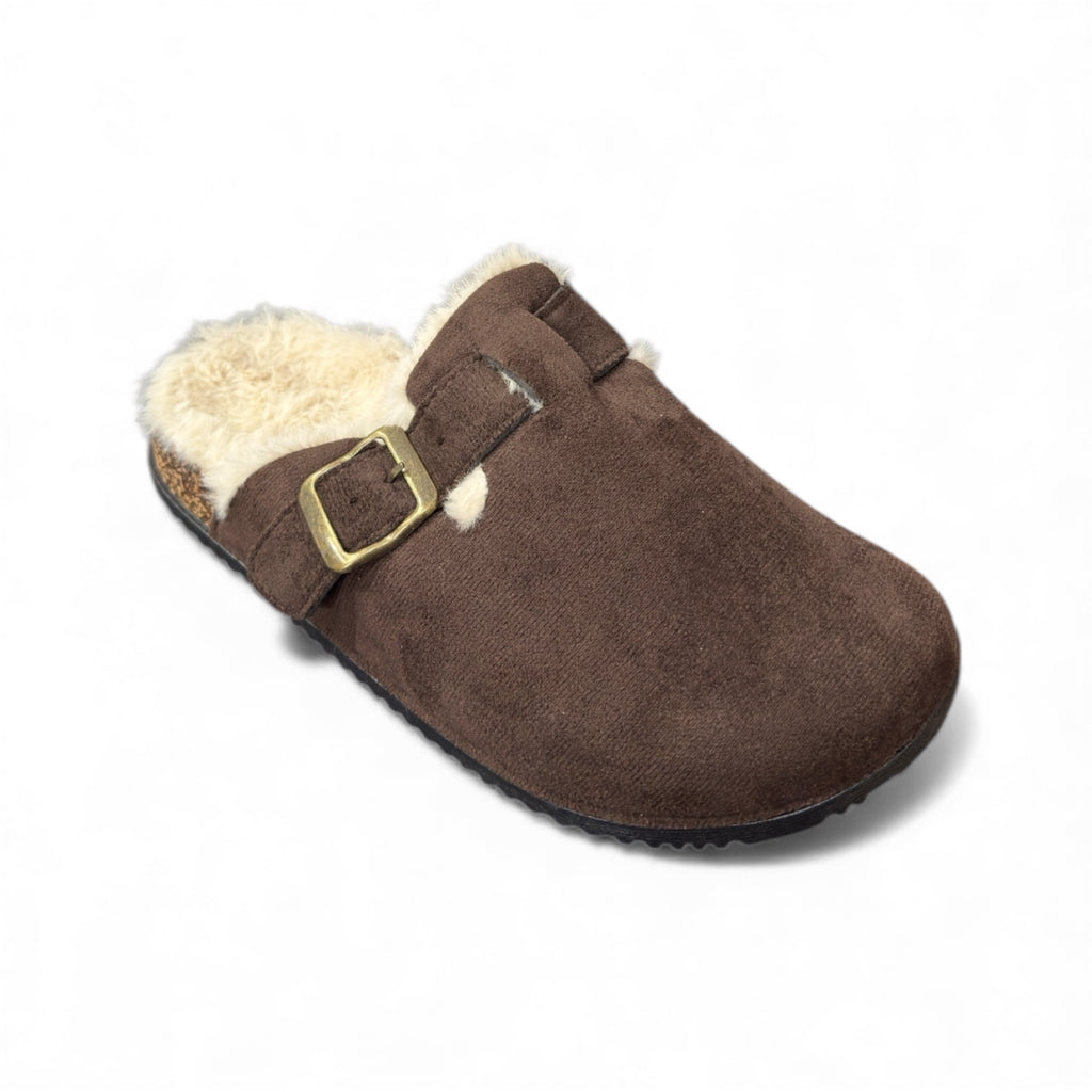 CIABATTINA BIRK PELLICCIA BE-168
