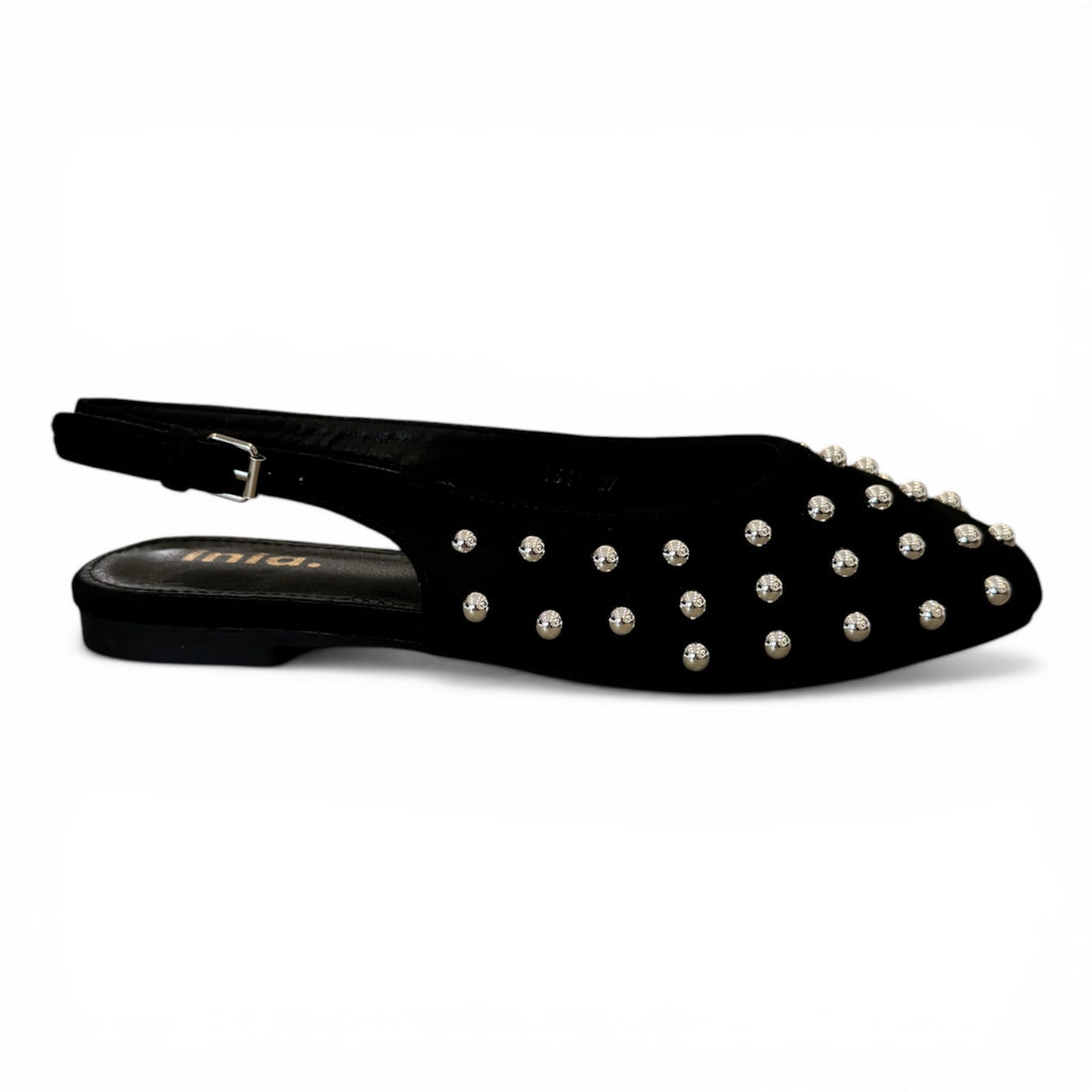 BALLERINA CAMOSCIO BORCHIE 1344