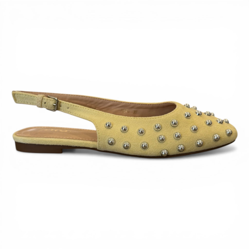 BALLERINA CAMOSCIO BORCHIE 1344