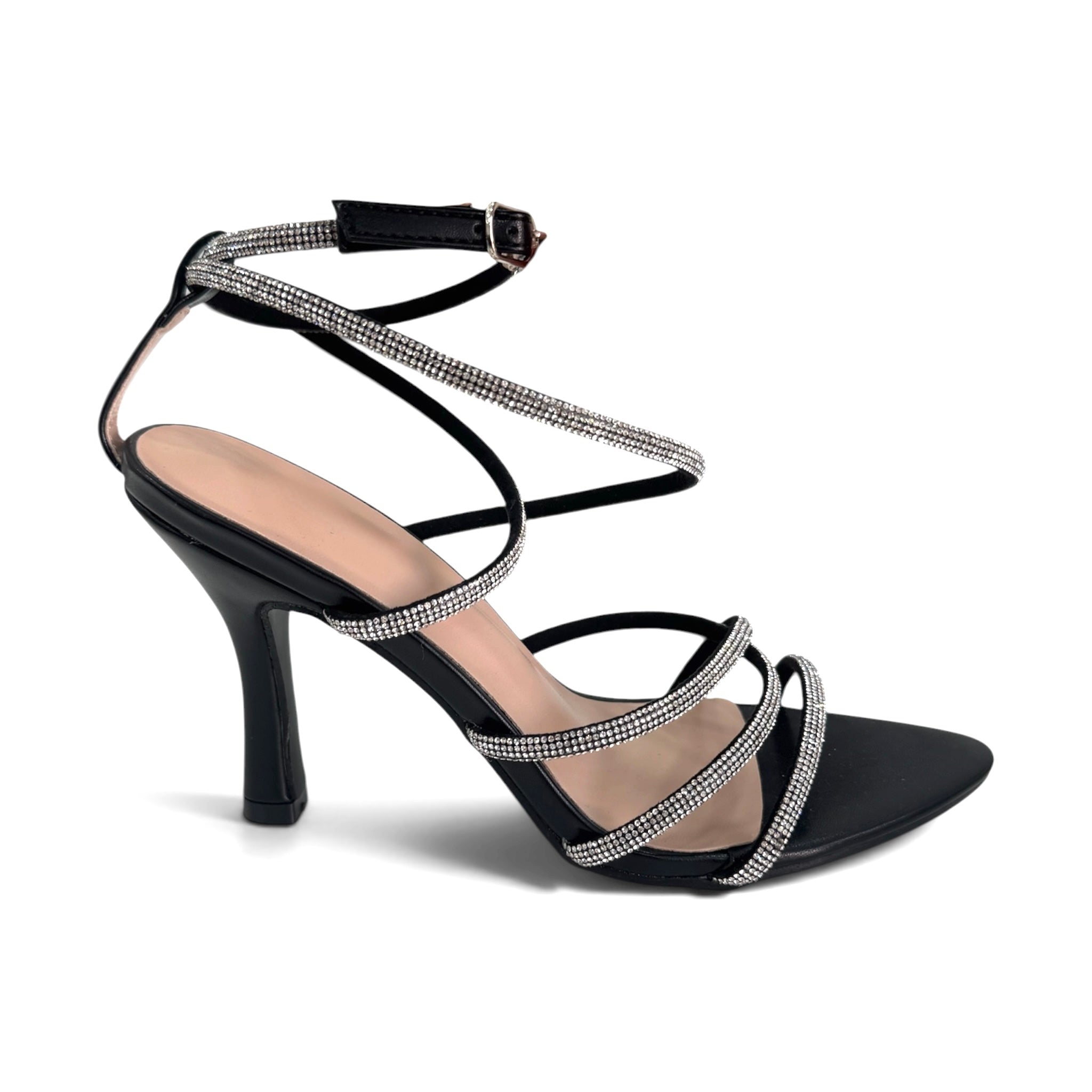 SANDALO STRASS A PUNTA 55-11