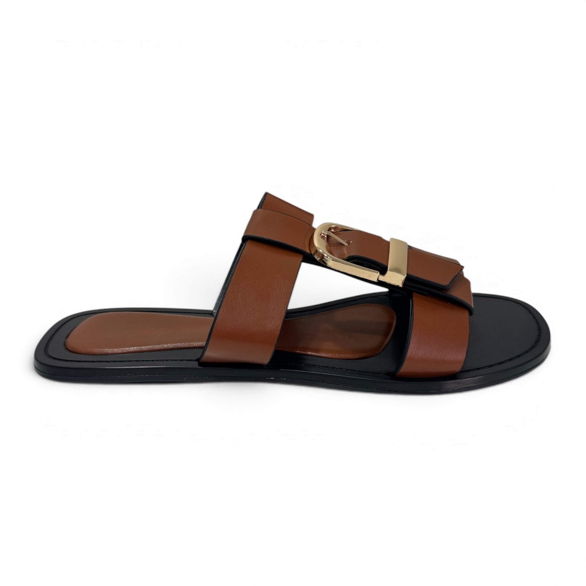 SANDALO ECOPELLE FIBBIA M835