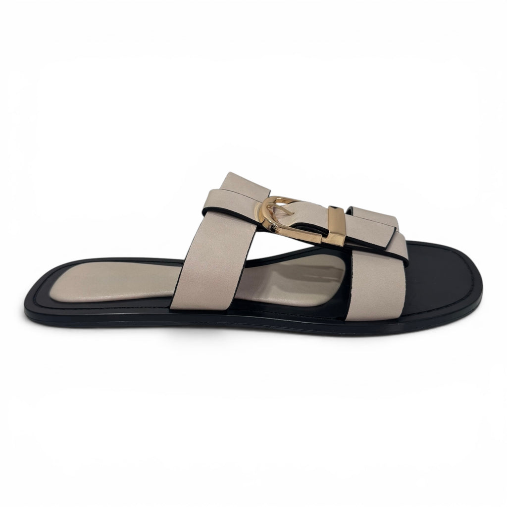 SANDALO ECOPELLE FIBBIA M835