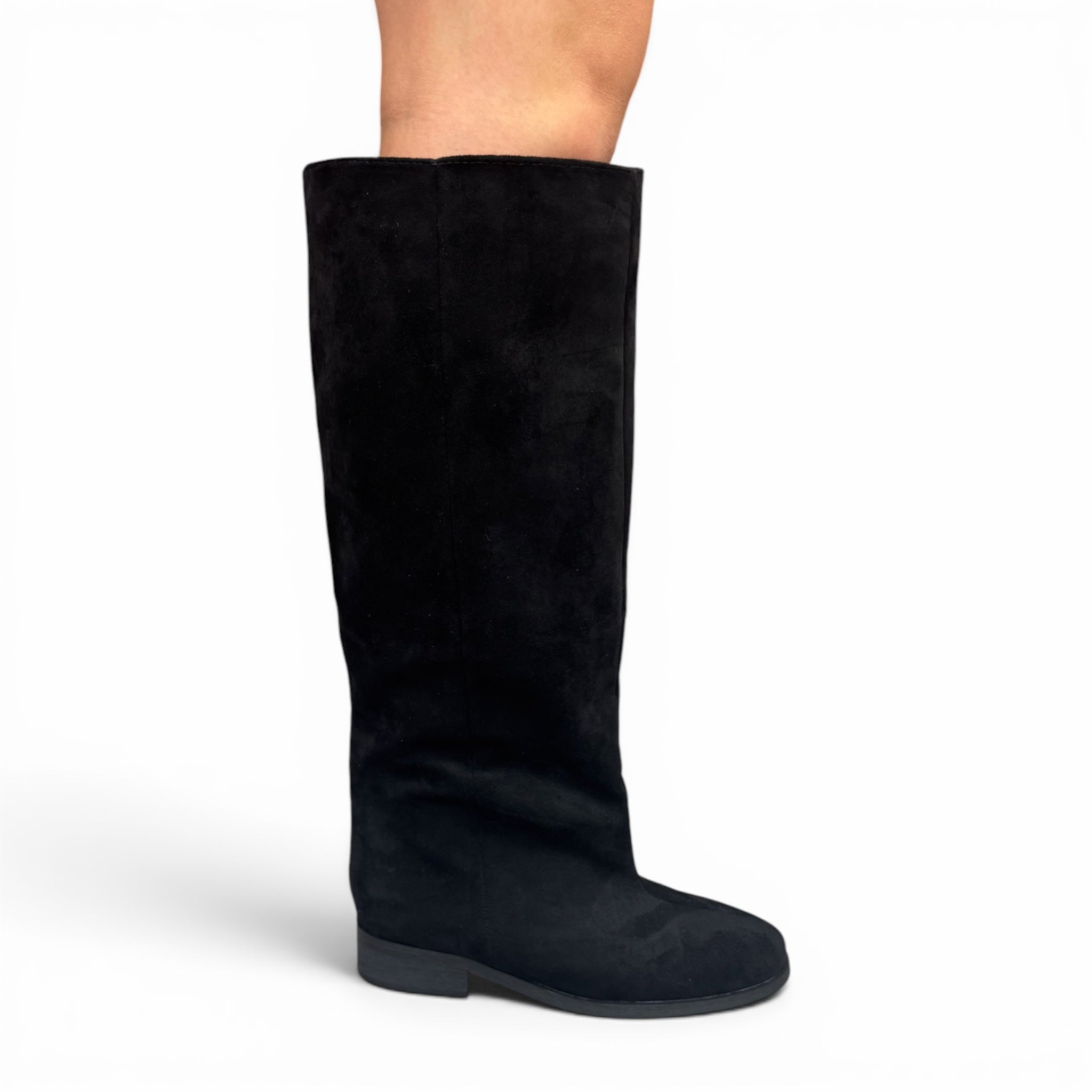 STIVALE CAMOSCIO GAMBALE 9901
